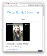 Intro Blog and Video Screenshot Example