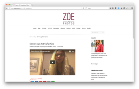 Intro Blog and Video Screenshot Example